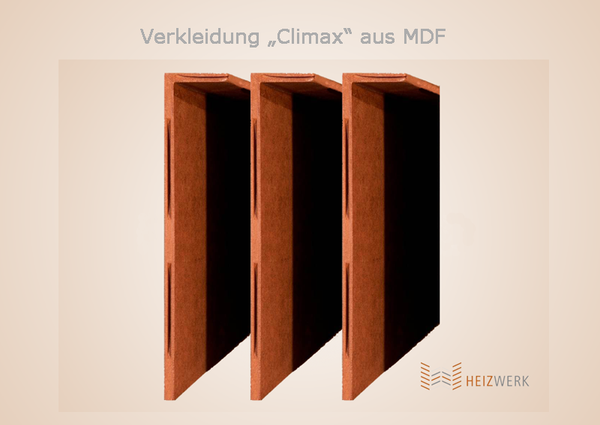 Verkleidung für Heizleiste Modell  "Climax" - MDF